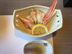 水煮螃蟹配醋-蟹道乐(道顿堀本店)