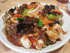 三鲜焖子-方城小吃店