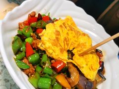 茄子肉丁鸡蛋拌面-文三里屯面馆(三里屯店)