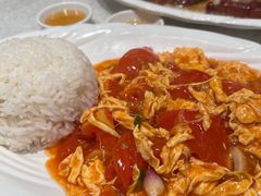 番茄炒蛋饭-香港新发烧腊茶餐厅(书城店)