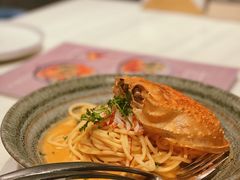 东海岸红蟹肉秘制蟹膏意大利面-Petit Oyster叫嚎(平安金融中心店)