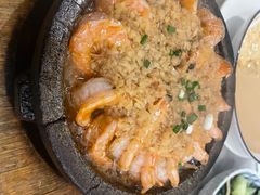 石板蒜蓉虾-小菜园新徽菜(宜兴八佰伴店)