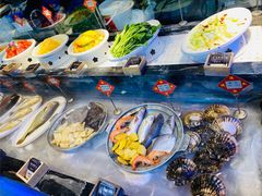 自助取餐区-渔民船说·北塘海鲜·天津菜·海肠捞饭(北塘古镇店)