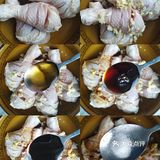 蒜香鸡腿 食材 鸡腿4只，蒜末 鸡腿清洗干净