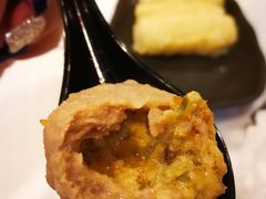 爆浆姜汁皮蛋贡丸-鲜入围煮花胶鸡海鲜火锅