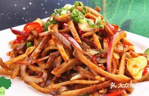 Dry-Fried Tripe Strips