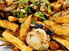 茄子拌扇贝-华圆美食