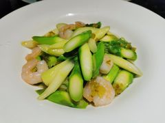 雪菜芦笋虾仁-小城故事·地道宁波味(月湖盛园店)