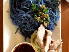 -蝶豆花蓝面条