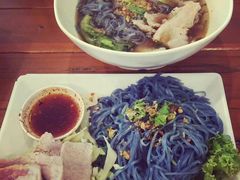 -蝶豆花蓝面条