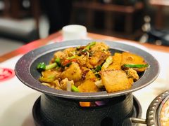 干锅有机菜花土豆-红蜡烛-养生粥-津鲁菜(中山路店)