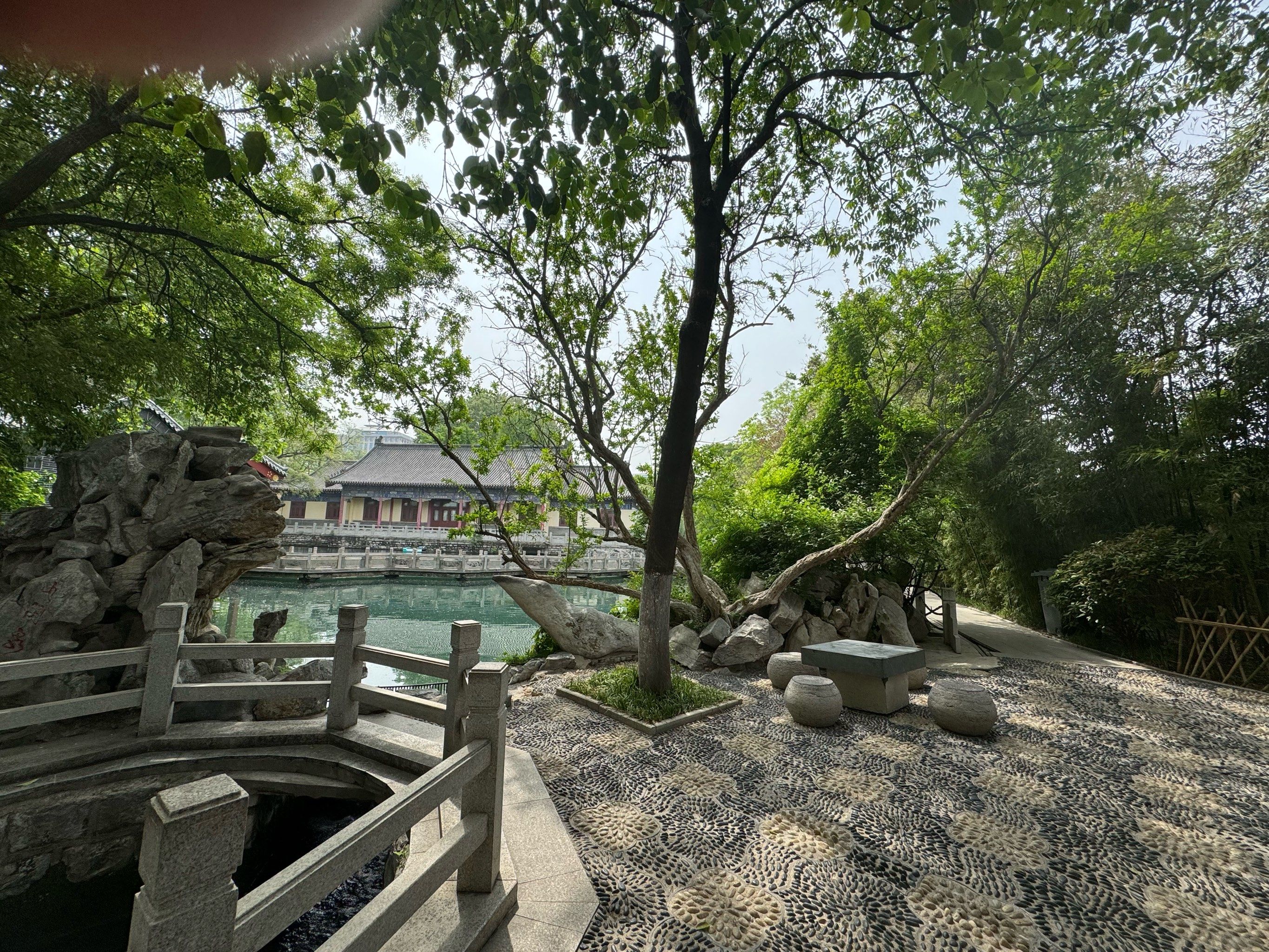 珍珠泉位于济南市市中心,泉城路北侧,公园