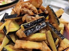 蛤蜊肉拌茄子-华春餐馆(鱼山路店)