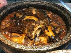 -海派美食·家宴海鲜青岛菜·石锅鲽鱼头(东方城店)
