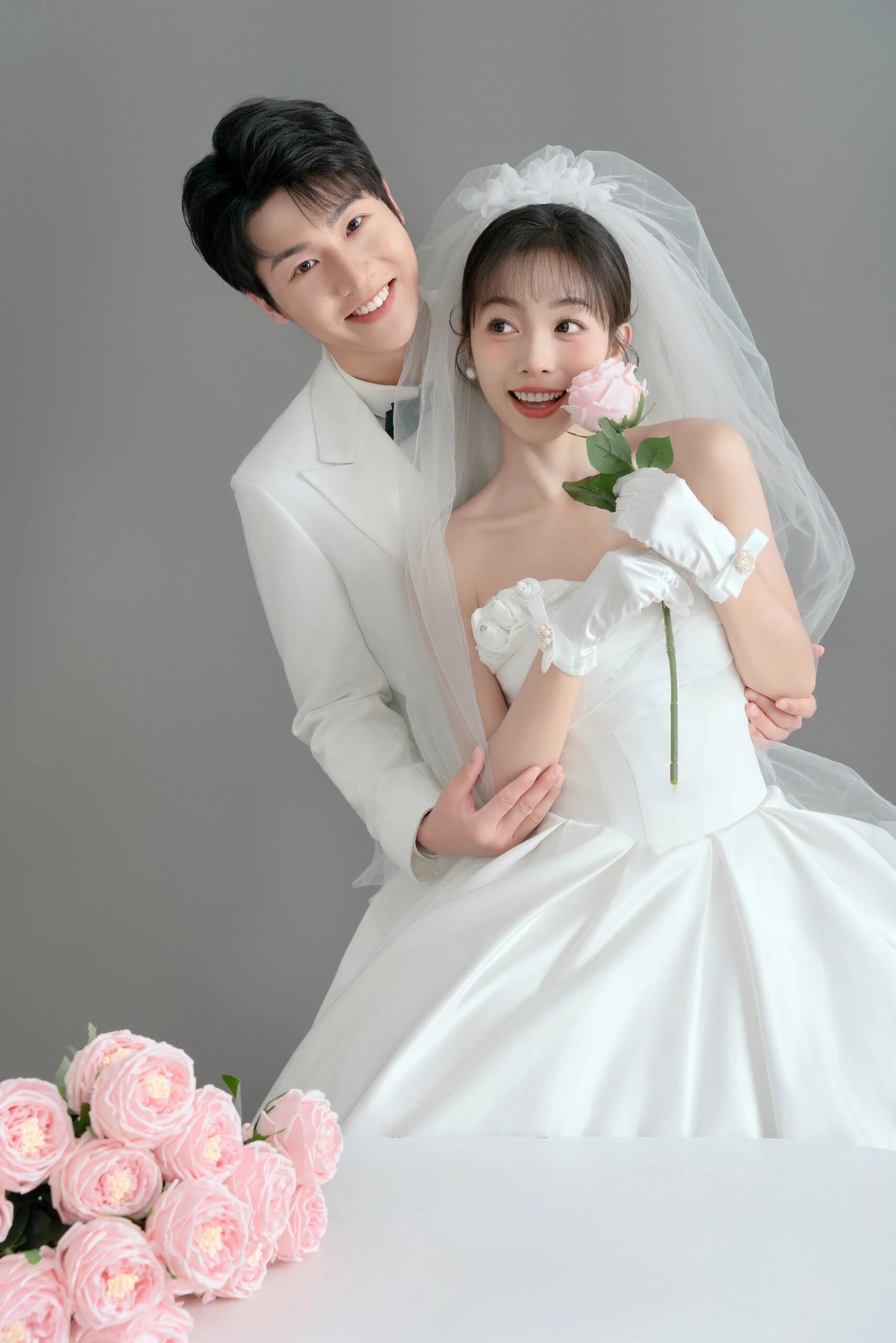 婚纱照来啦,甜蜜满满