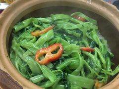 虾酱通菜-凤城康记饭店