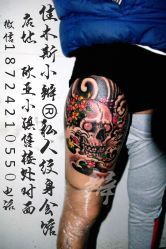 -小辫刺青洗纹身
