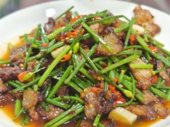 蒜苗炒叉烧肉-勇哥饭店(西湖路店)