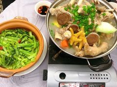 虾酱通菜-凤城康记饭店