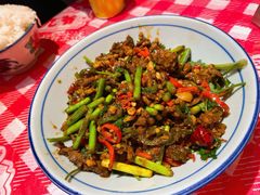 爆炒雪花牛腱肉-荆九爷爆炒桥头三嫩(浙大店)