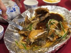 花雕黄油煎桂鱼-老吉士酒家(天平路店)