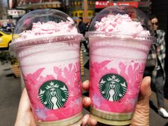 樱花抹茶拿铁星冰乐-星巴克(南京狮子桥店)
