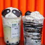 终于喝到了关晓彤开的奶茶啦!