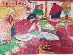 -粘豆包柴火铁锅炖