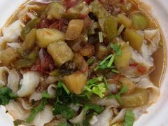 茄丁刀削面-华天新川面馆(缸瓦市店)