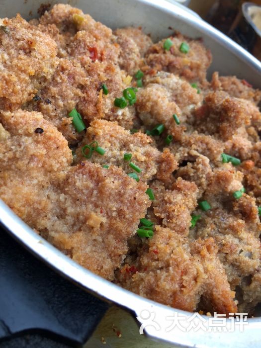 家传血旺土碗菜粉蒸排骨图片 - 第1张