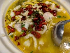 金汤酸菜鲈鱼-绿茶餐厅(蓝色港湾店)