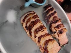 炭烧猪颈肉-羽鸽集·乳鸽专门店·地道顺德菜(岭南站店)