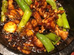 石锅杭椒牛蛙-桂满陇天书(南京德基旗舰店)