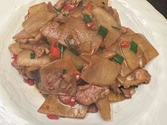 凉薯炒肉-富桂厨房