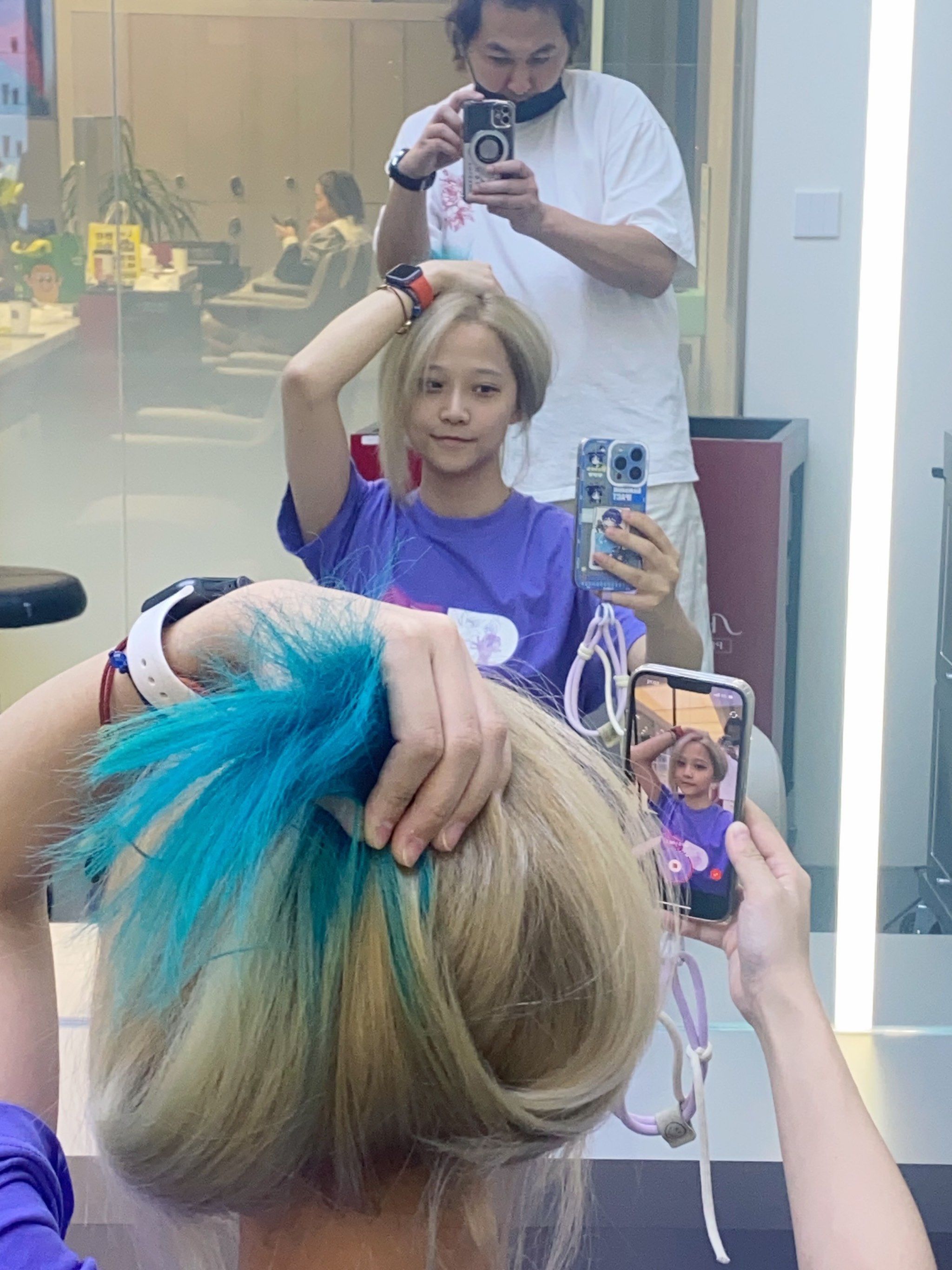 漂发 精致潮色发尾染「东瀛造型(五角场万达广场店)」