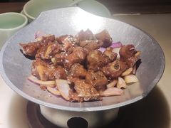 蒜香蜜汁排骨-绿茶餐厅(西单老佛爷店)