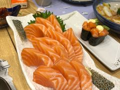 三文鱼鱼腩刺身-鱼民·现造寿司(育德店)