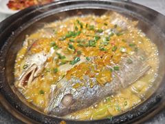 砂锅生焗东海大黄鱼-小隐院子·庭院餐厅(大学城后湖店)