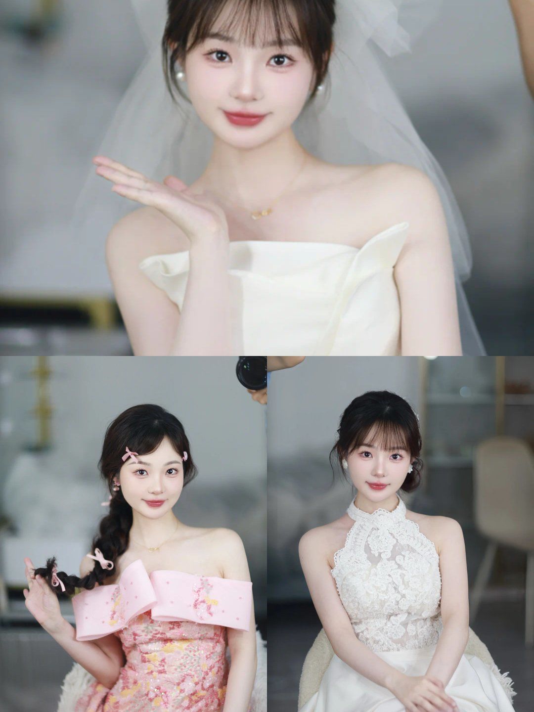 听说刘海新娘造型最难了