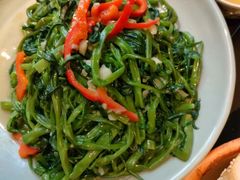马拉盏炒通菜-大头虾越式风味餐厅(光明广场店)