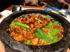 石锅杭椒牛蛙-桂满陇-西湖船宴(西单大悦城店)