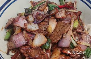 18-Second Stir-Fried Liver Noodles