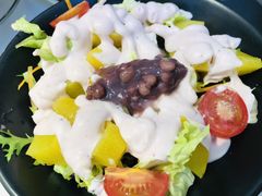 黄桃沙拉-猪啊牛呀羊啊铜盘烤肉(正大广场店)