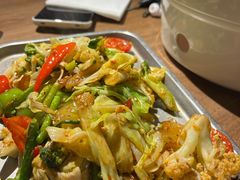 麻辣香锅味八种蔬菜-姥姥家春饼店(八里庄店)