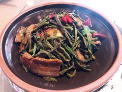 干豆角回锅肉-又一福烤鸭·北京菜(东四店)