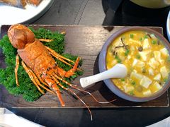 海胆青龙烩豆府-柳莺湖上·湖景餐厅·江南菜(西湖店)