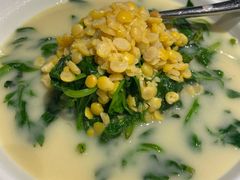 鲜豌豆瓣煮豆尖-陆壹捌餐厅(五大道店)