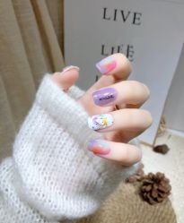 -孔雀手美甲美睫护理