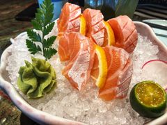 三文鱼腩刺身-炙柒Sekinana·精致料理 烧鸟·铁板烧(海上世界店)