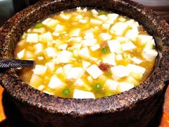 石锅鸡汤豆腐-绿茶餐厅(蓝色港湾店)